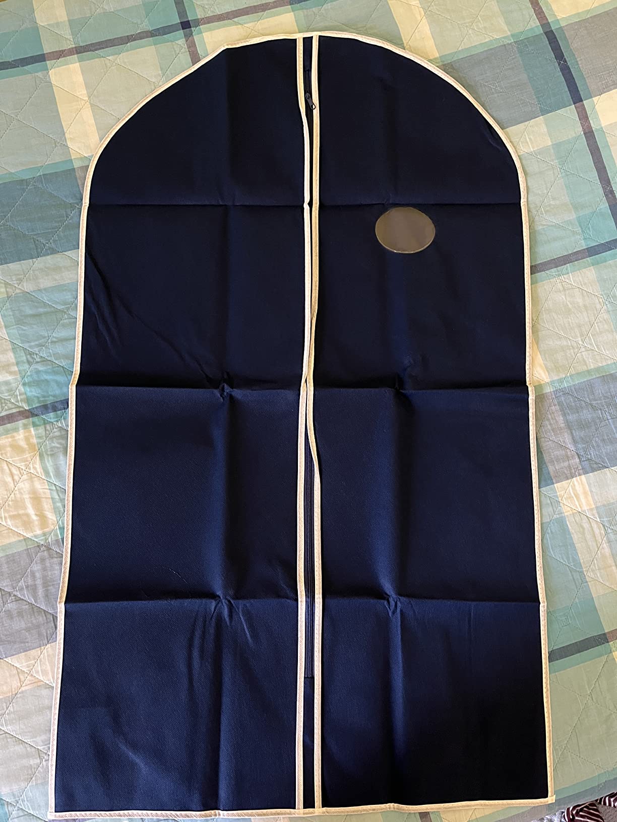 Wenko Air custodia abiti 150x60 cm blu traspirante