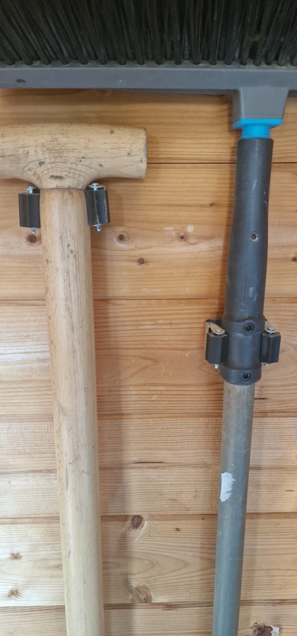 3-H portascope da muro grigio 4 pezzi acciaio 5 kg