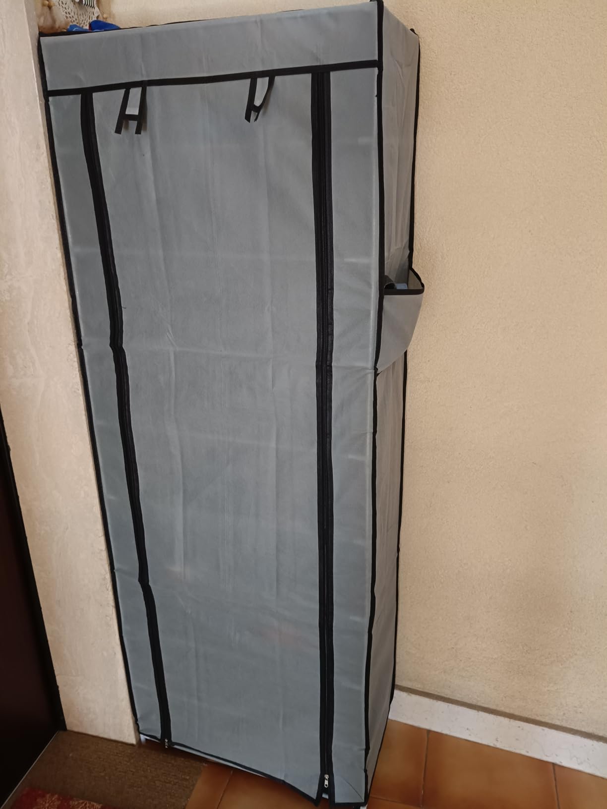 Cecaro Group Scarpiera Verticale 9 Ripiani 60x30x160 Grigio TNT