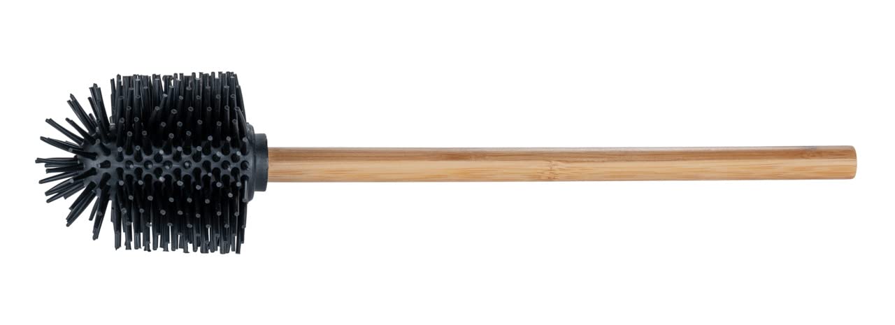 Wenko Scopino WC Silicone Bambù 25360100 Nero 35 cm