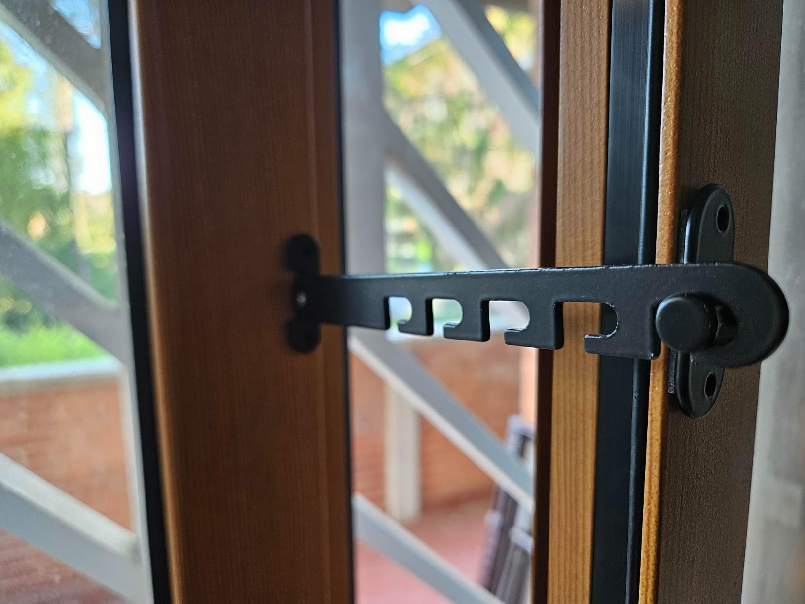 Lxoraziy Ferma Finestra Limitatore Nero 1 Pezzo 165 mm