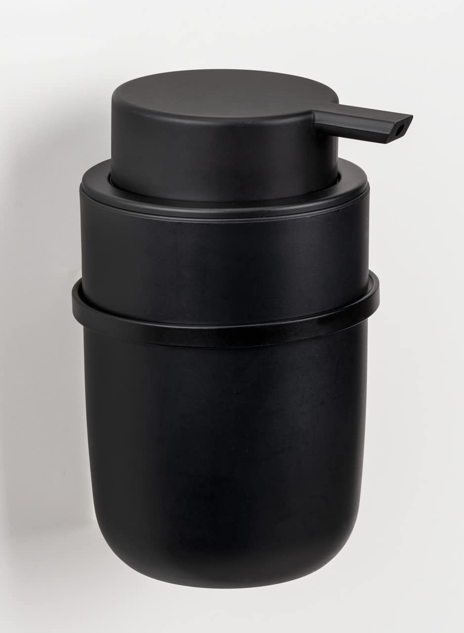 Wenko Turbo-Loc Carpino Dispenser Sapone Nero 250 ml