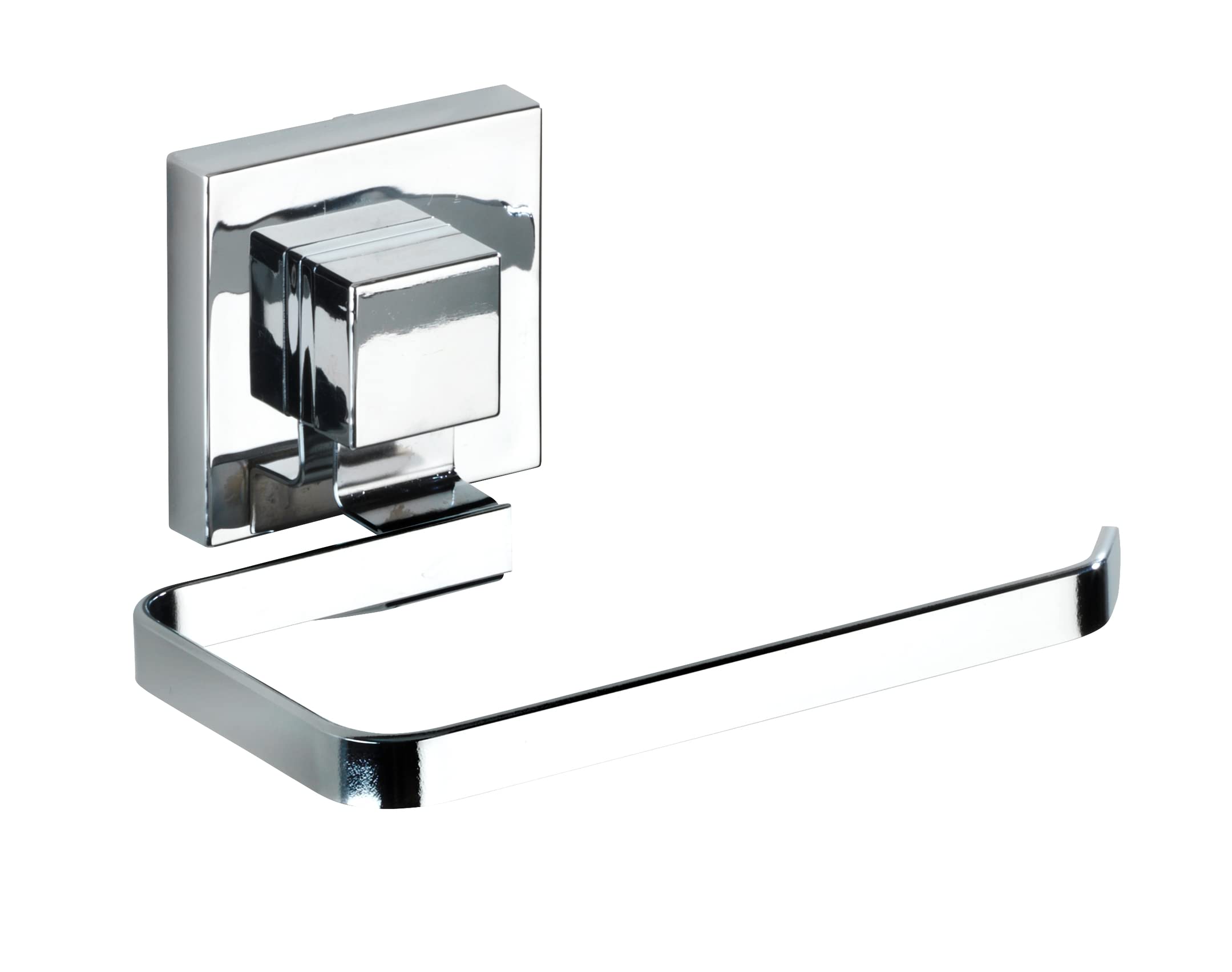 Wenko Quadro Vacuum-Loc Portarotolo Argento Acciaio
