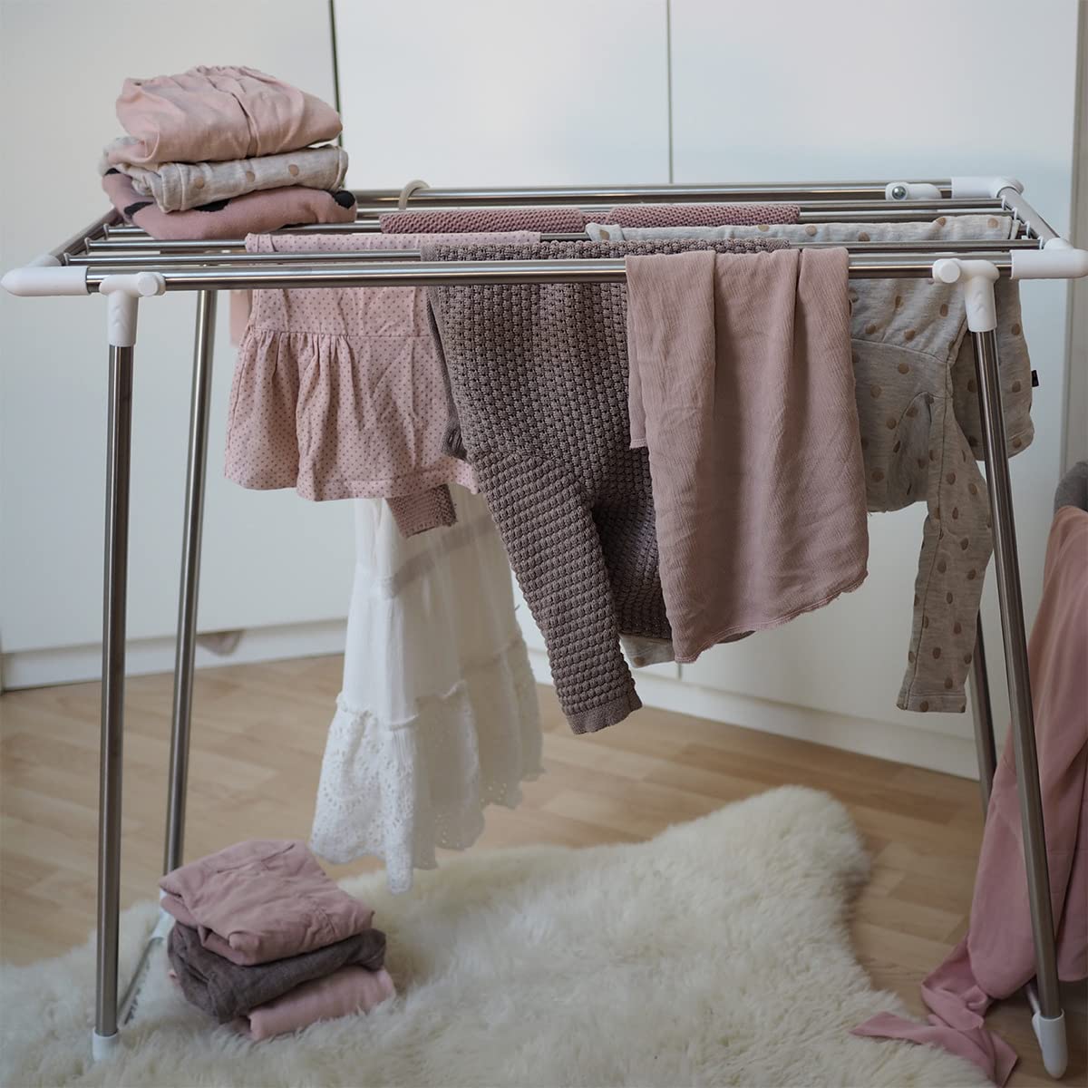 Wenko Profi Single stendibiancheria 5,5 m acciaio