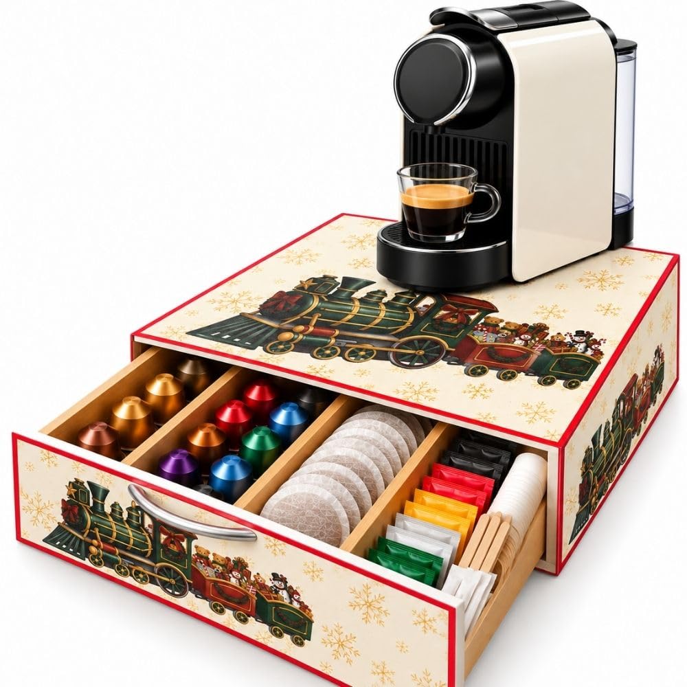 Cecaro Group cassetto porta capsule natalizio Merry Christmas