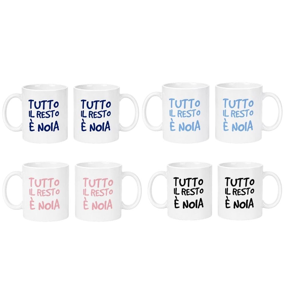 Cecaro Group Set 2 Mug 325 ml Ceramica Tutto il Resto è Noia