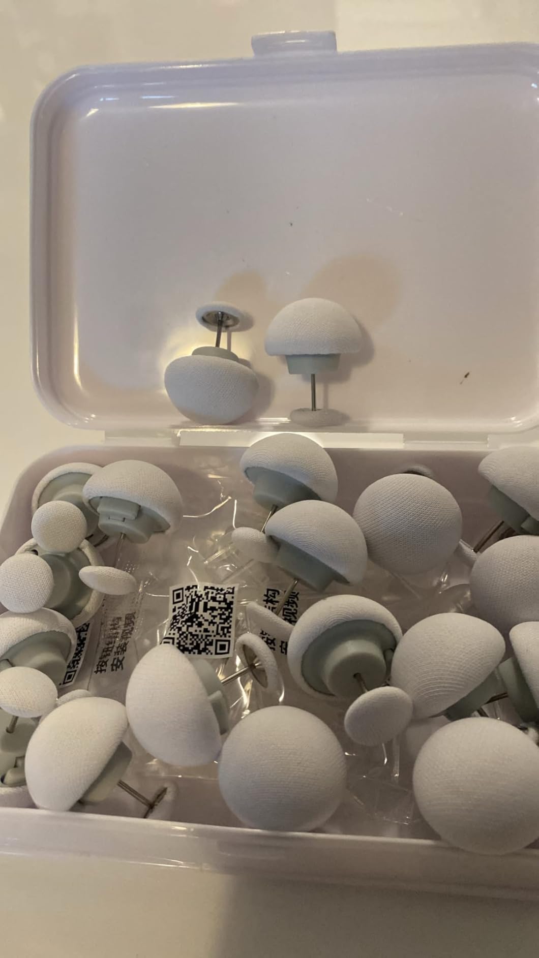 Quelcc Ferma Copripiumino Fungo Clip 20 Pezzi Bianco Antiscivolo
