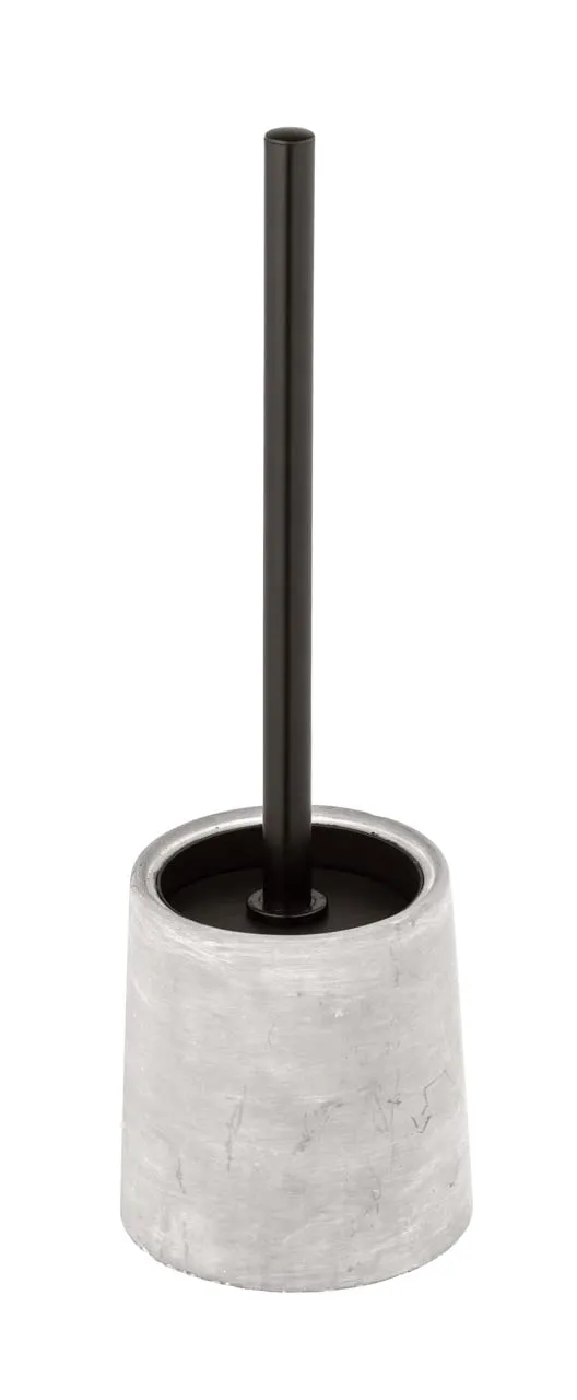 Wenko Villena Scopino WC Cemento Grigio Nero 38cm
