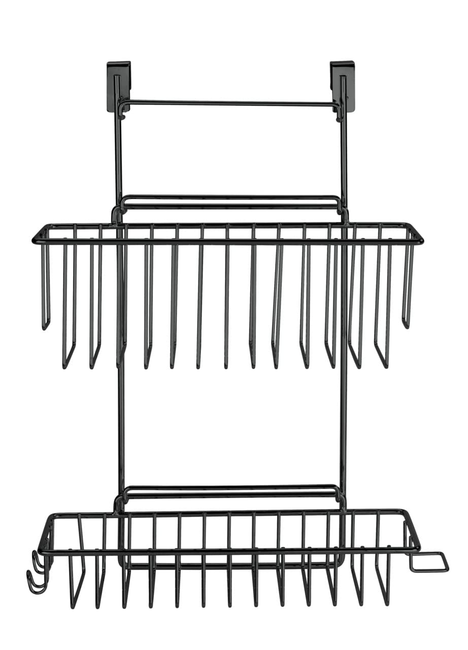 Wenko Flexi cestello sospeso 2 ripiani nero