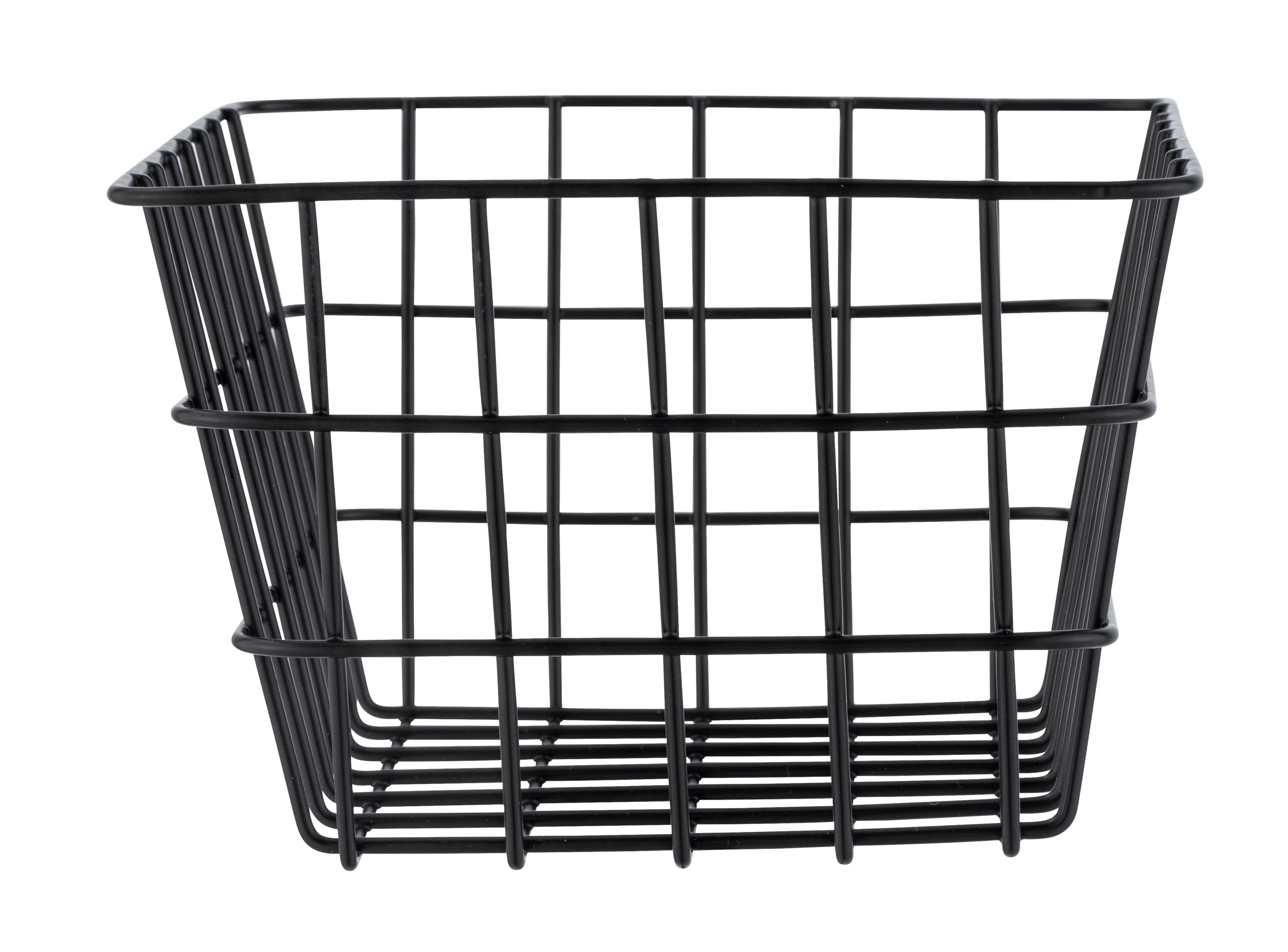 Wenko Soria cestino bagno nero 18x25x12 metallo