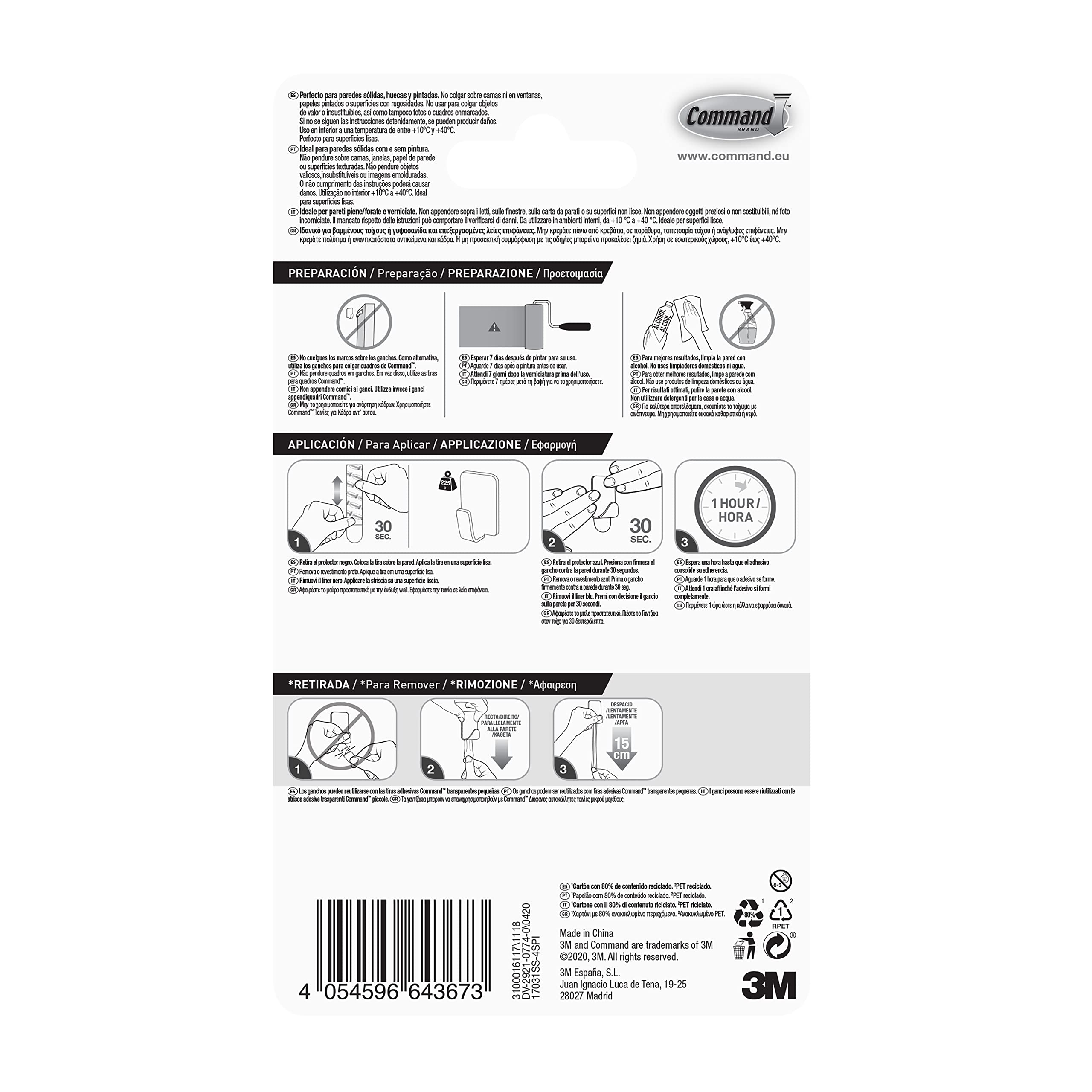 Command 17031SS Gancio Acciaio Inox Argento