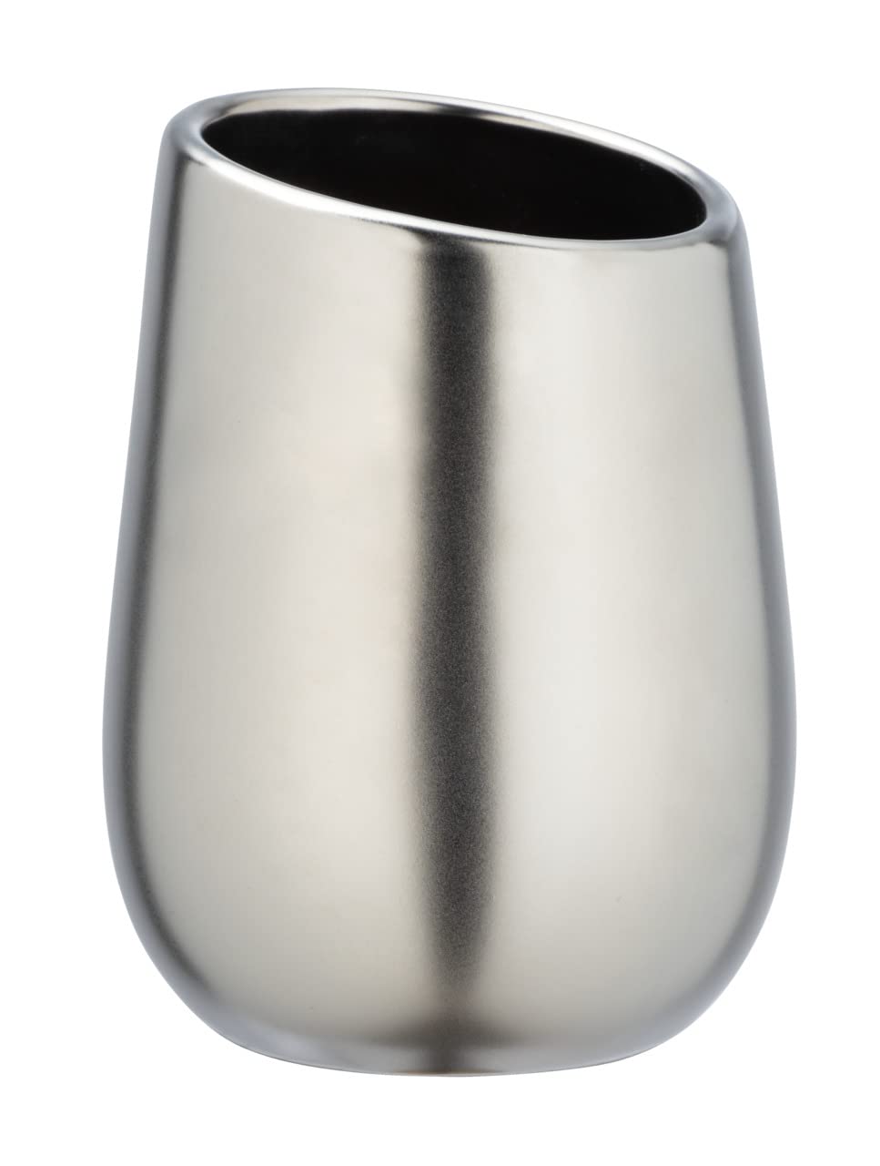 WENKO Badi bicchiere portaspazzolini ceramica bianco
