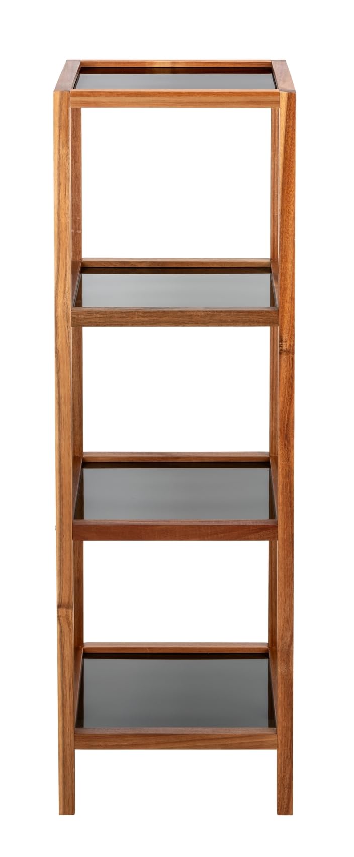 Wenko Fondi scaffale bagno 4 ripiani acacia vetro 36x112x36 cm