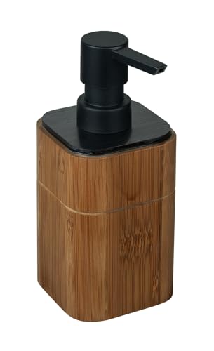 Wenko Serro dosatore sapone 200 ml bambù nero