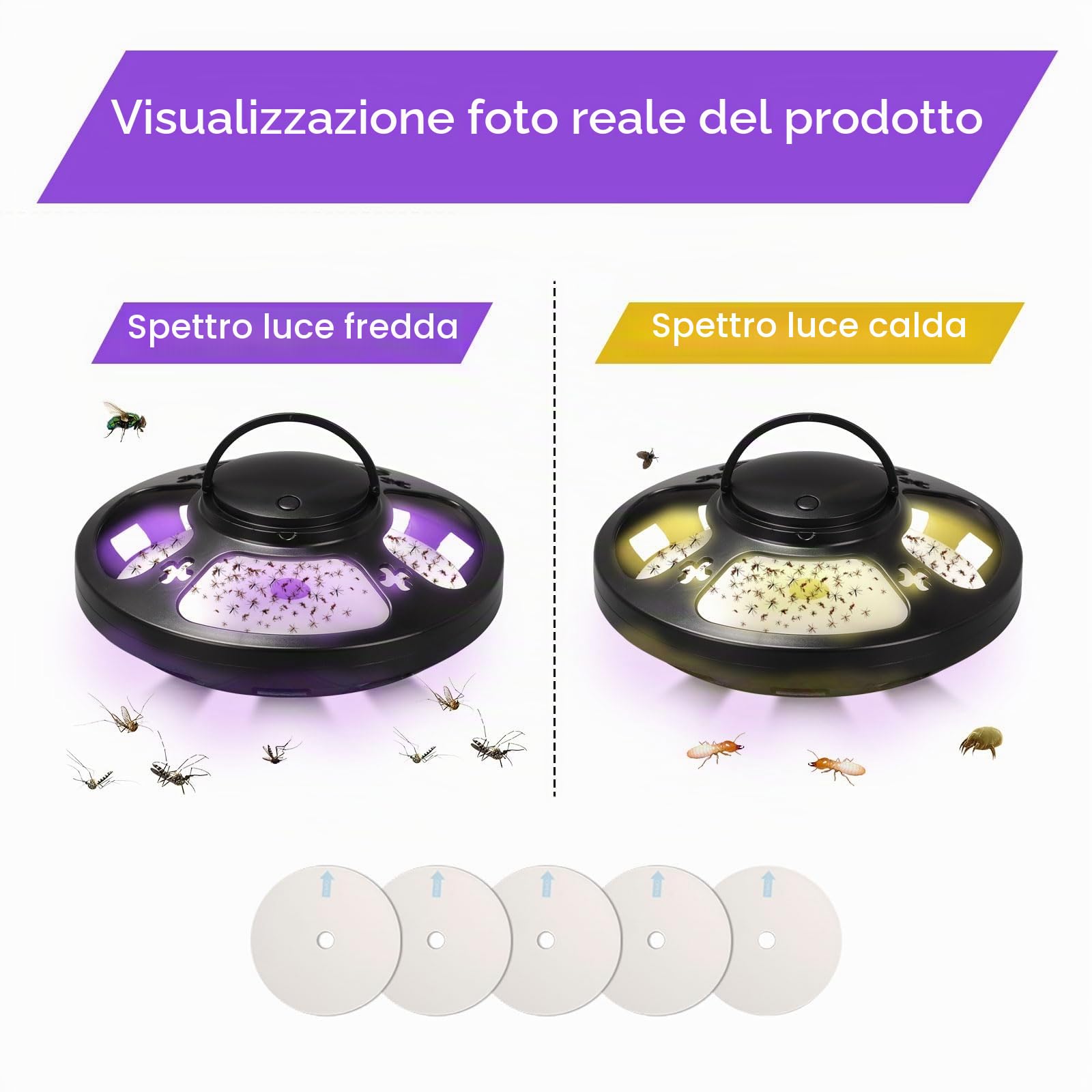 Gachiwar Trappola per Pulci Interni Set 2 pz USB Atossica