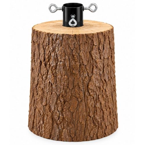 Cecaro Group Base Albero 40 cm Tronco Poliresina Bianco Marrone