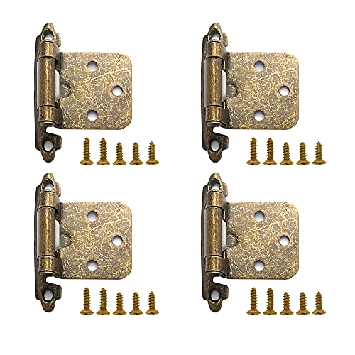 Lxoraziy cerniere a molla 270 gradi bronzo 4 pezzi autobloccanti