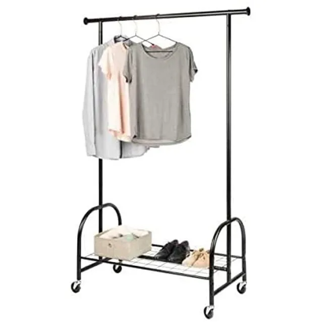 Wenko Profi stand appendiabiti nero 121x185x52 cm