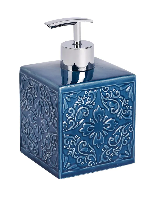Wenko Cordoba Dispenser Sapone Ceramica Blu 500 ml