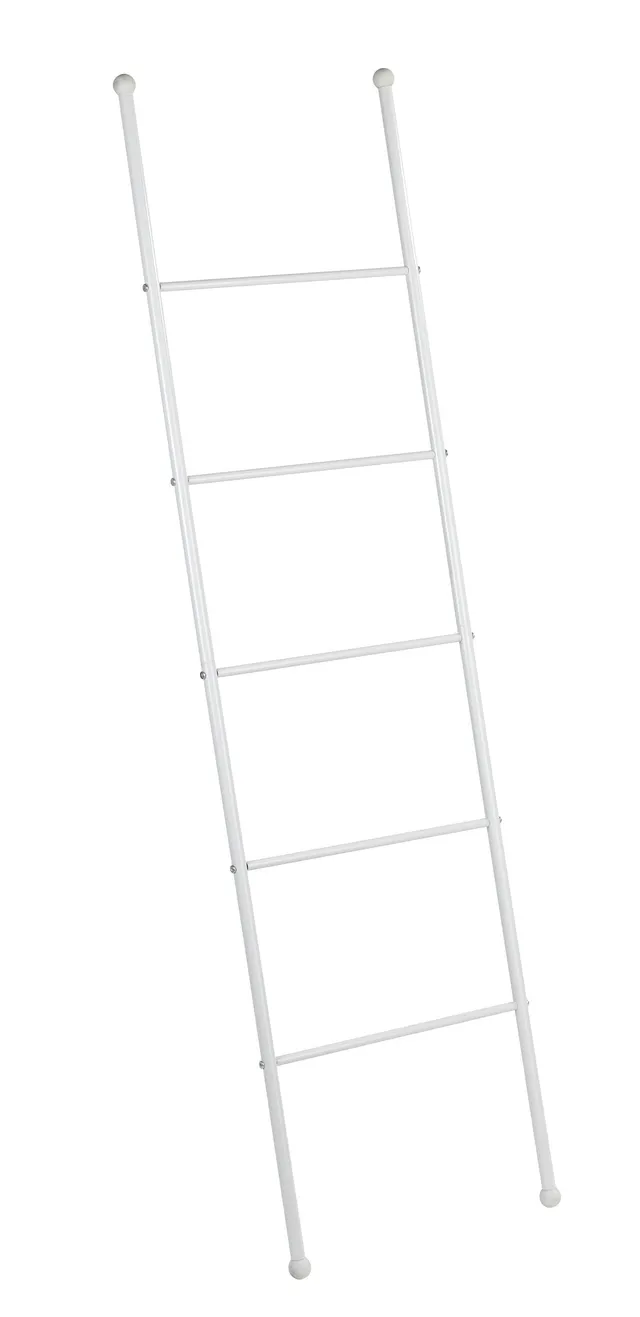 Wenko Viva scala portasciugamani bianca 43x156,5x3,5 cm acciaio