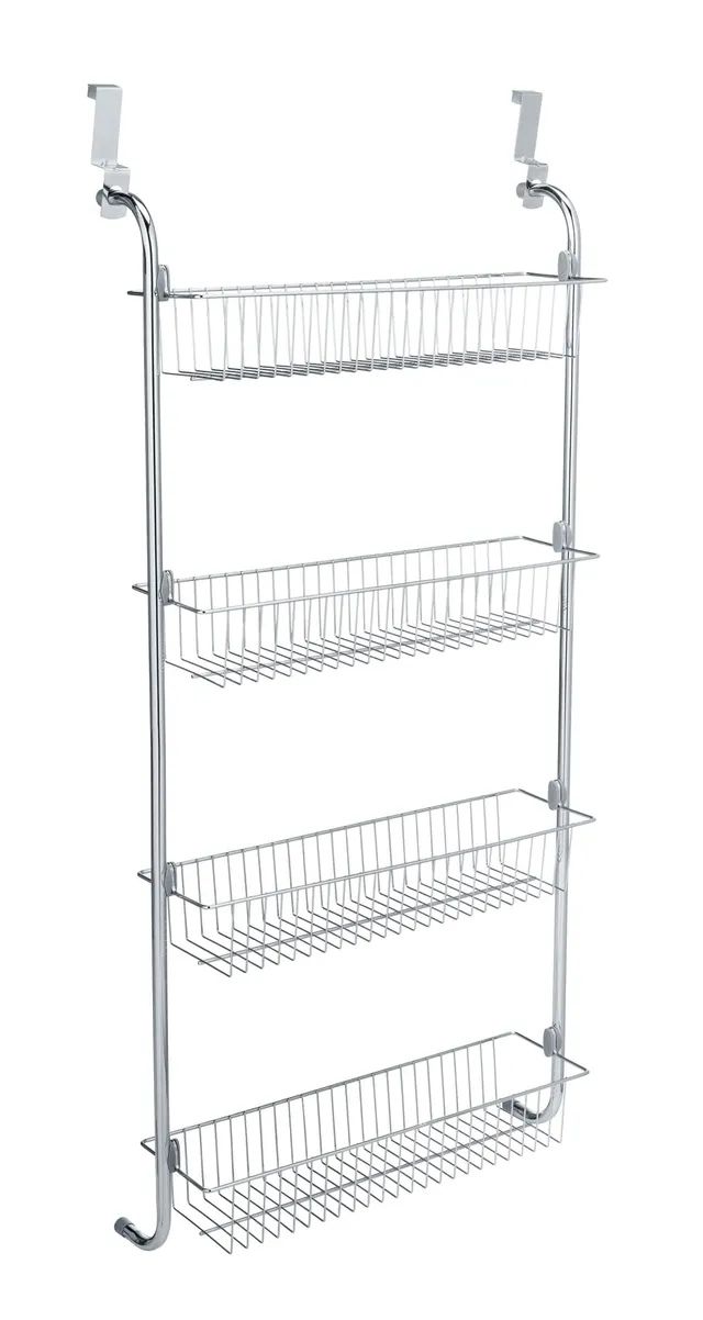 Wenko Mensola Porta XL 4 Cesti 50x109x14 cm Cromata