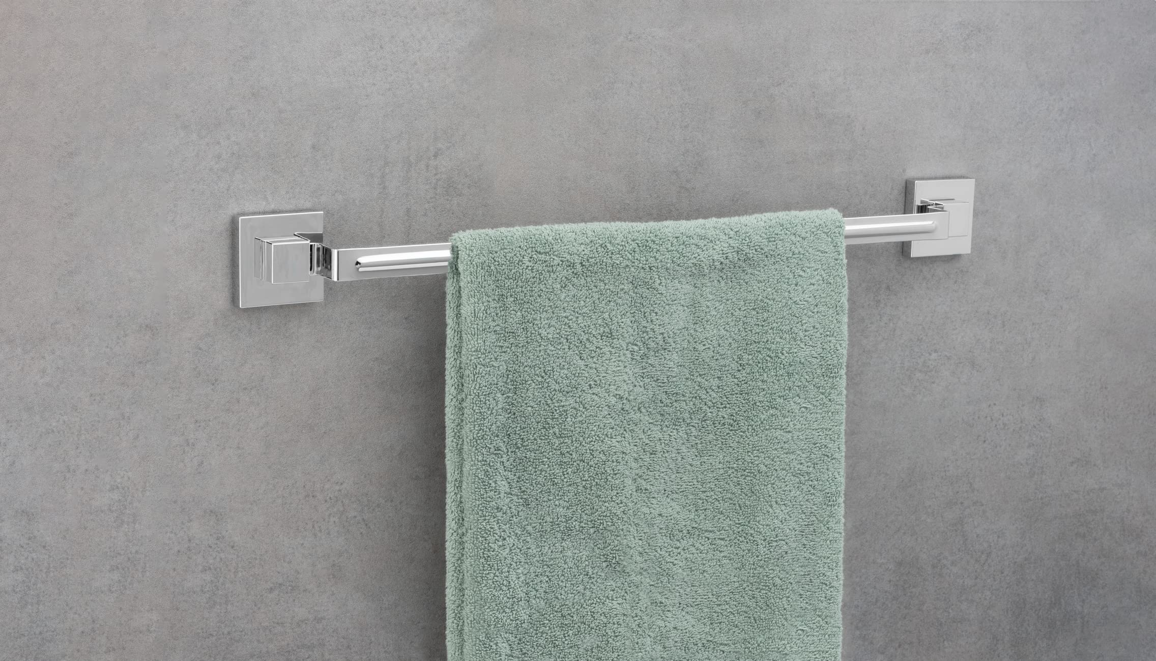 Wenko Quadro 22684100 portasciugamani inox 60,5 cm