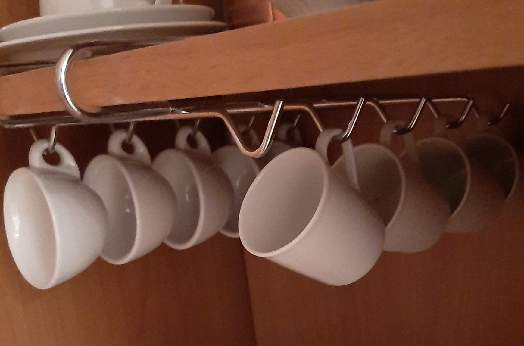 Wenko portatazze sottopensile 10 tazze metallo multicolor
