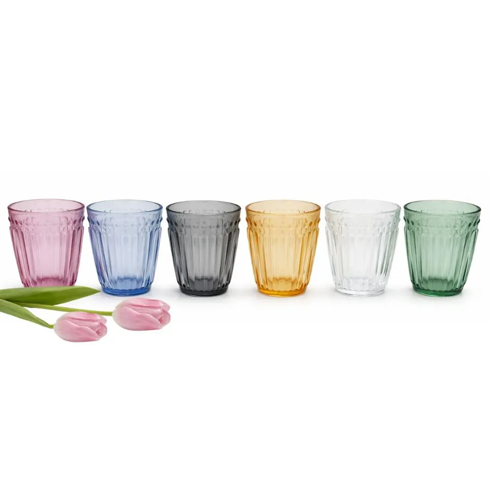 Cecaro Group Tulipano Miriam Set 6 bicchieri 280 ml colorati