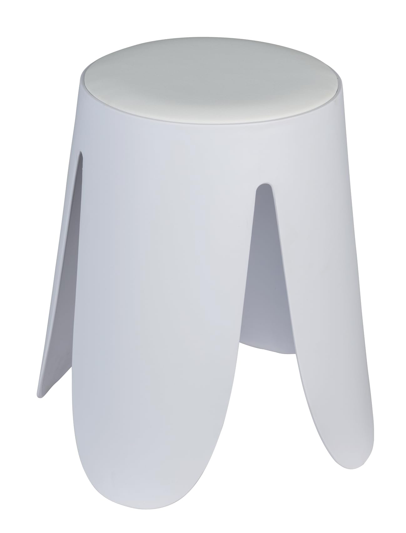 Wenko Comiso sgabello bagno bianco imbottito 180 kg