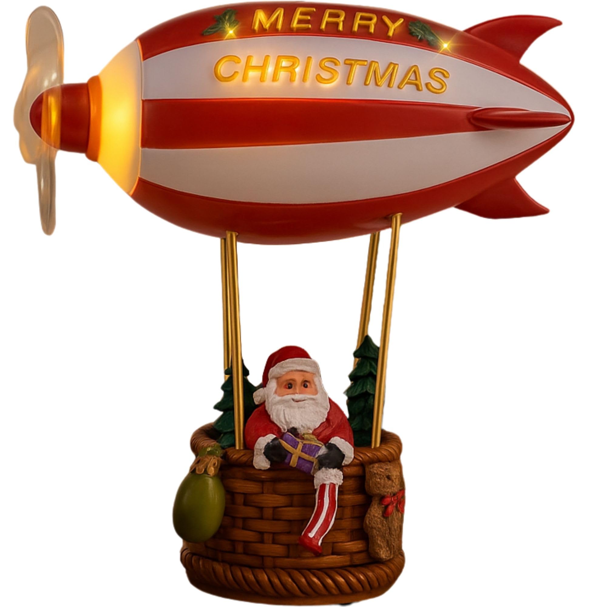 Cecaro Group Mongolfiera Natalizia decorazione luminosa 15 cm