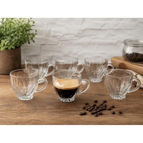 Cecaro Group Set 6 Tazzine Caffè Vetro 110 ml