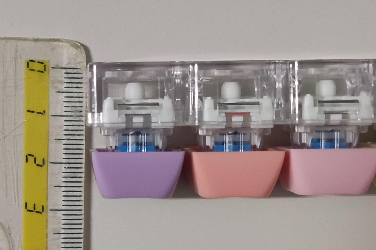 Quelcc tastiera fidget portachiavi antistress 3 pezzi