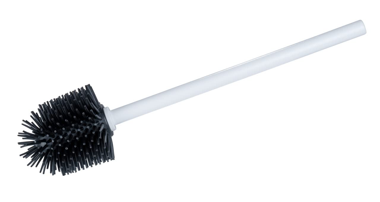 Wenko Spazzola WC Silicone Ricambio Bianca 35 cm Antibatterica