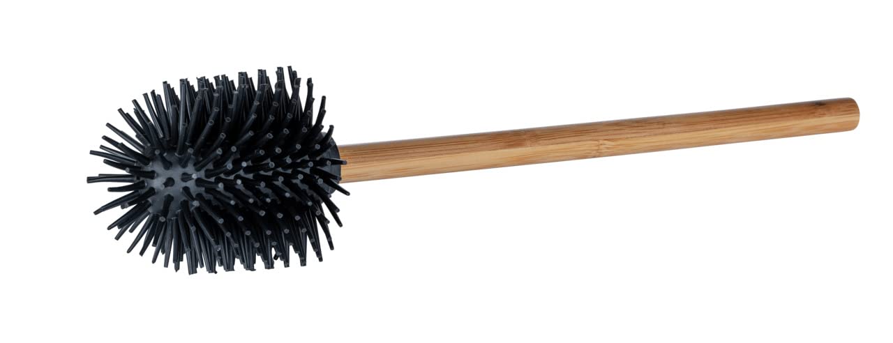 Wenko Scopino WC Silicone Bambù 25360100 Nero 35 cm