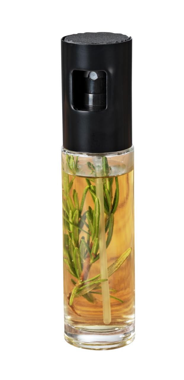Wenko Nevo Spruzzatore Olio Aceto 100 ml Nero Vetro