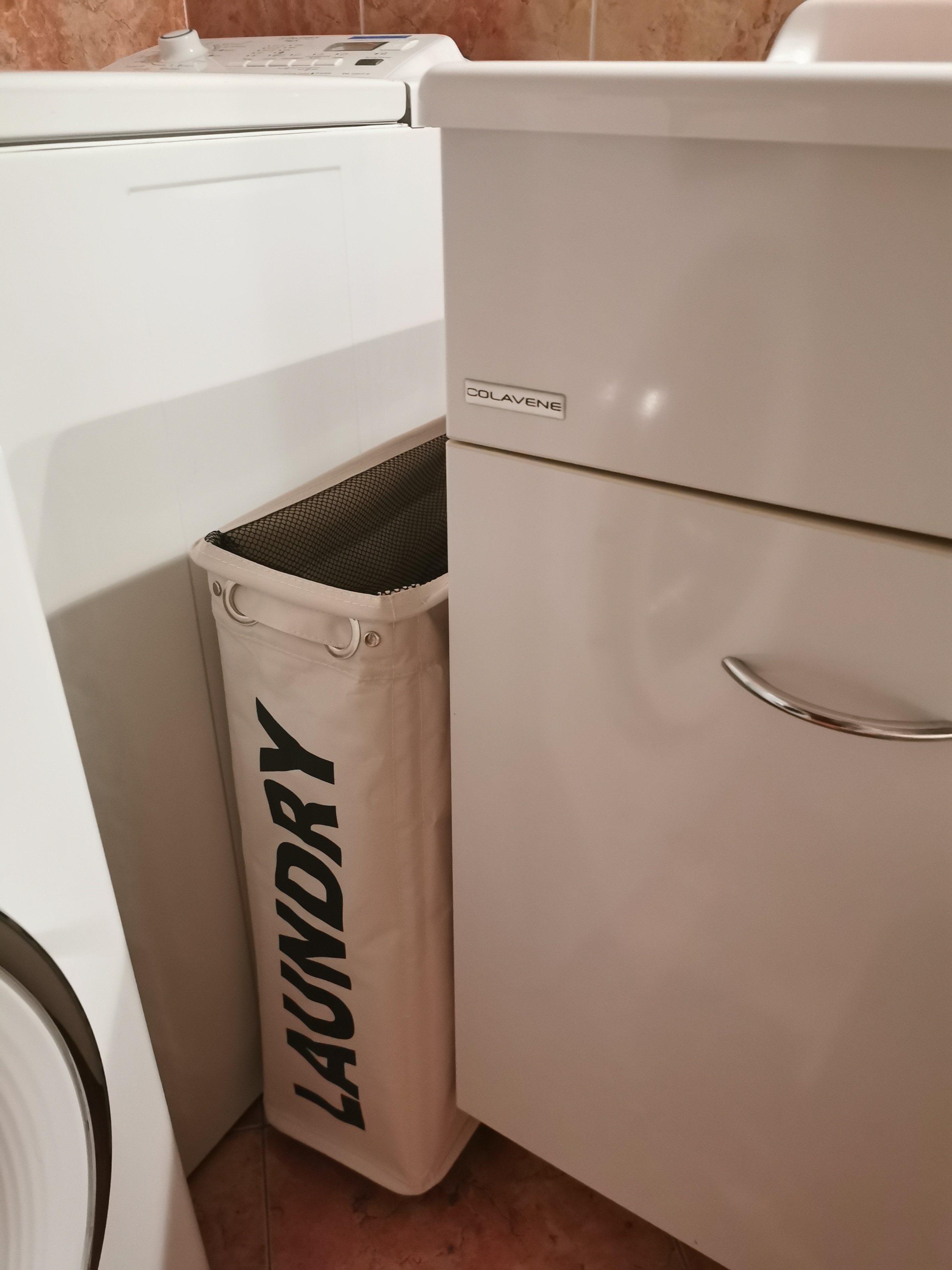 Wenko Corno Portabiancheria Taupe 43 l