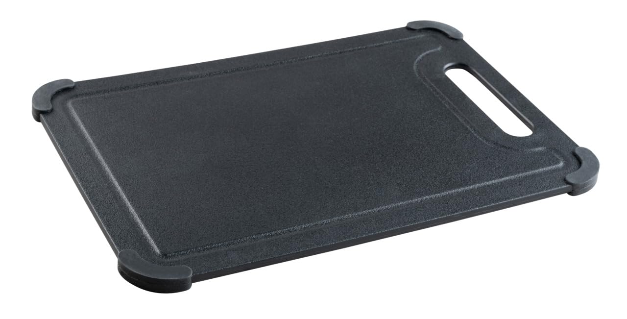 Wenko Black Outdoor Kitchen Peet tagliere nero antiscivolo