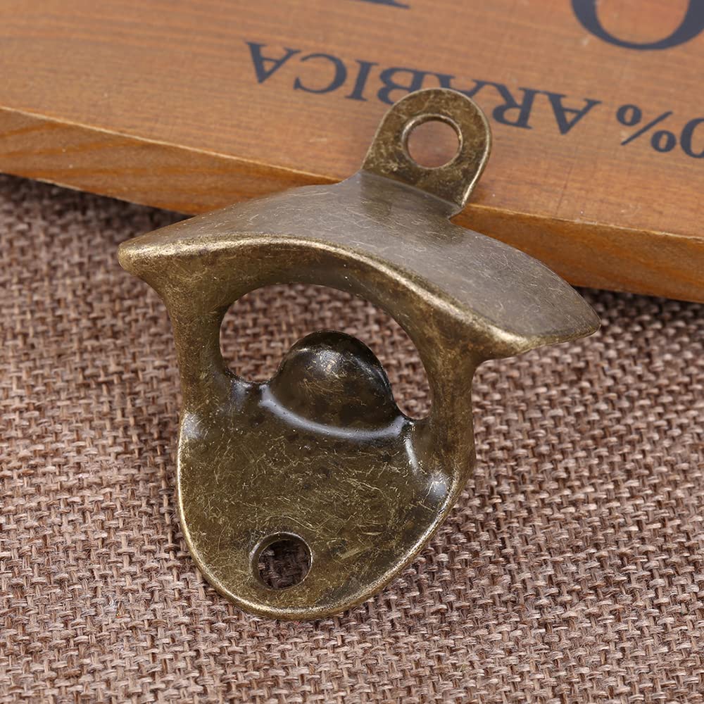 Lxoraziy apribottiglie da parete bronzo 6 pezzi vintage