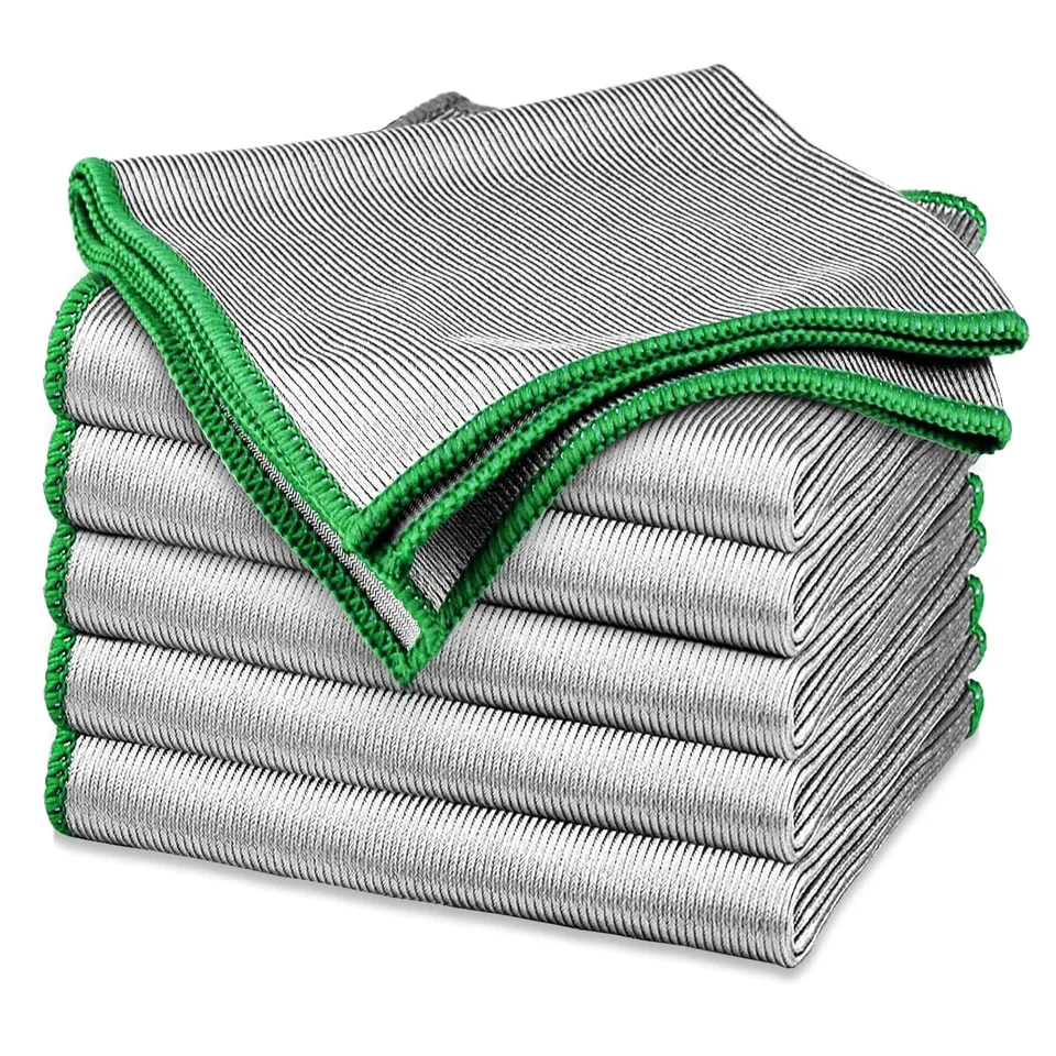 Quelcc Magici Panni Microfibra 30x30 cm 6 Pezzi Anti Aloni