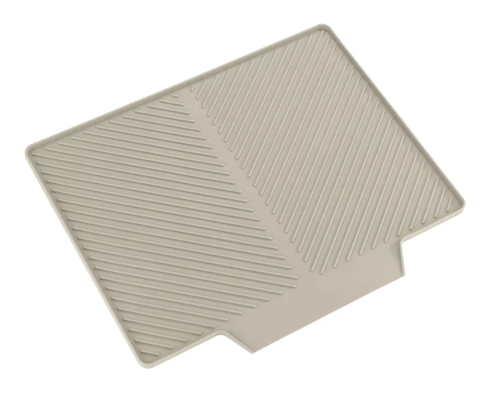 Wenko Nelia Tappetino Scolapiatti Beige 34x40 cm Scanalato