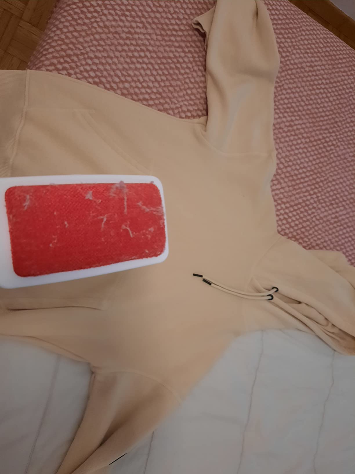 Wenko Junior spazzola tessuti doppia bianco rosso