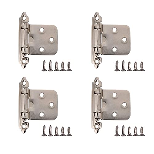 Lxoraziy Cerniere a Molla 30x70 mm 4 Pezzi Argento