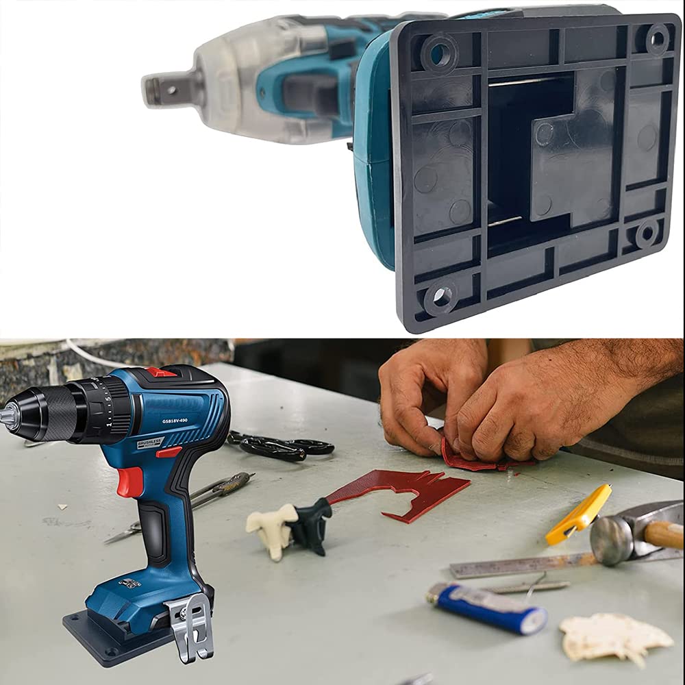Lxoraziy staffa utensili Makita 18V nera 6 pezzi parete