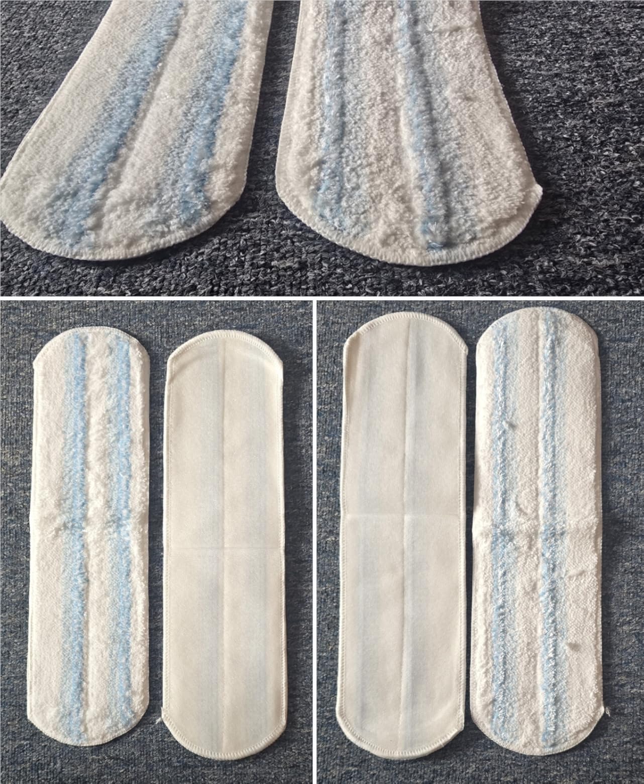 Quelcc Panni Microfibra Ricambio Vileda H2PrO 6 Pezzi