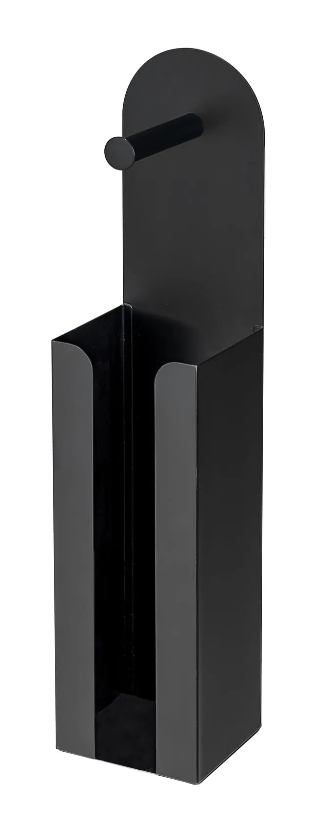 Wenko Agira Portacarta 2in1 Nero 12x54 cm