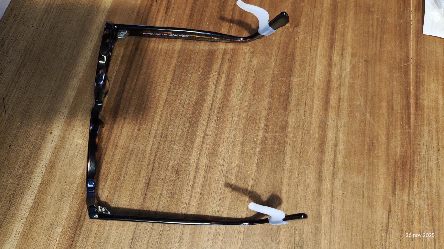 Quelcc ferma occhiali silicone 16 paia nero bianco antiscivolo