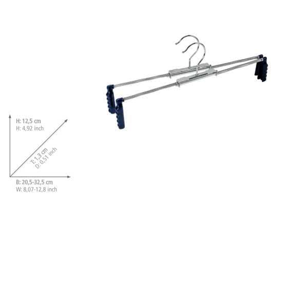 Wenko Spiral Grucce Estensibili Argento Set 2 Pezzi