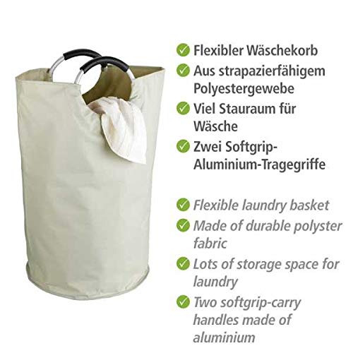 Wenko 3440001100 Jumbo Stone cesto biancheria beige