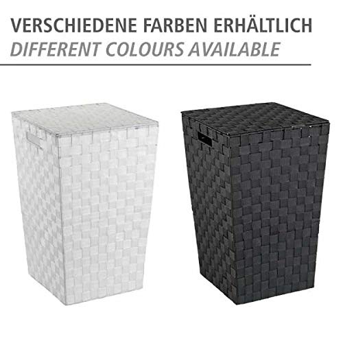 Wenko Adria Square 22277100 cesto biancheria 48L bianco con coperchio