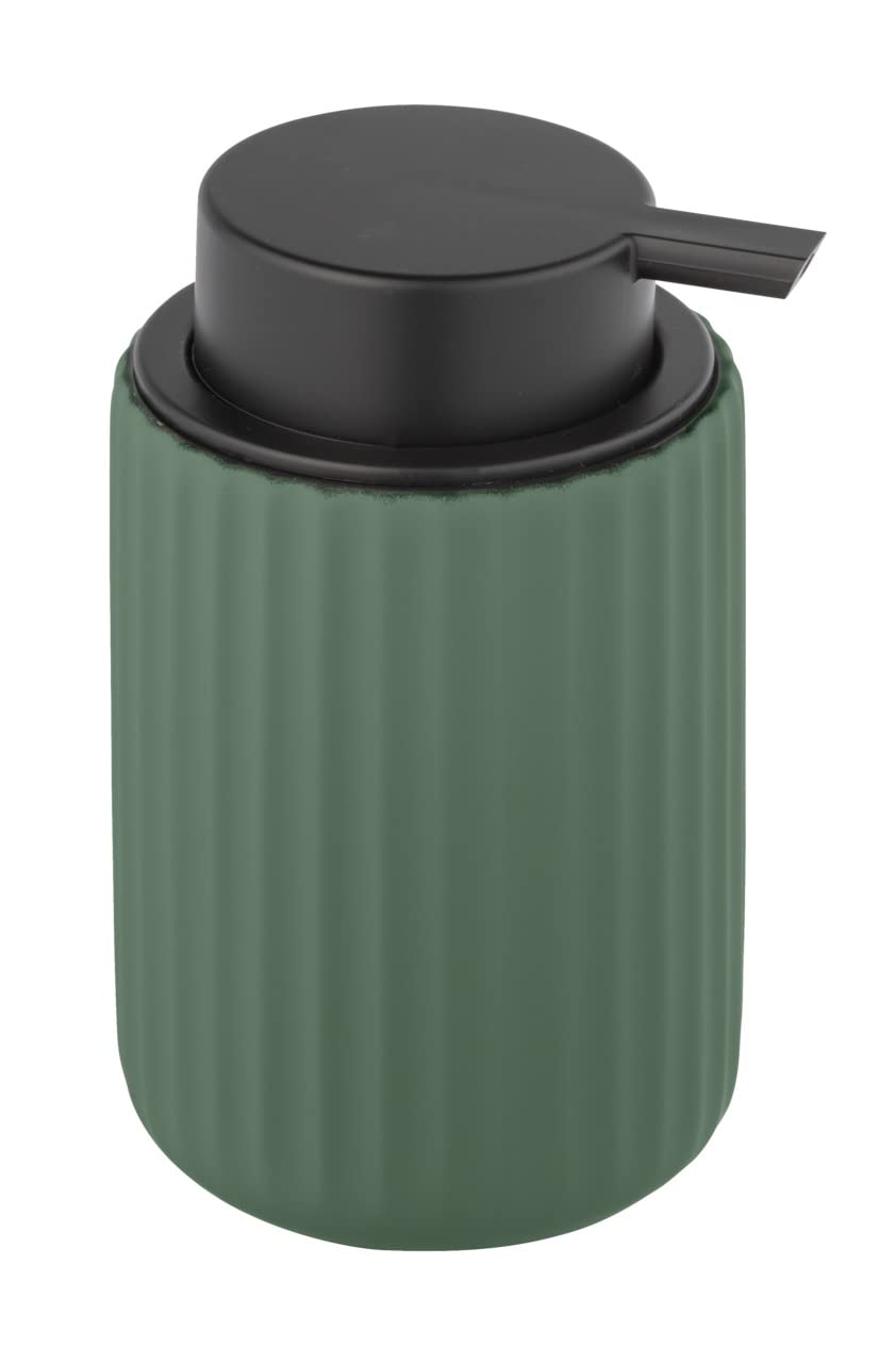 Wenko Belluno Dispenser Sapone Ceramica Nero 300 ml